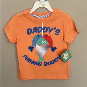 🌟HP🌟 NWT - Daddy's Fishing Buddy T-Shirt 24M